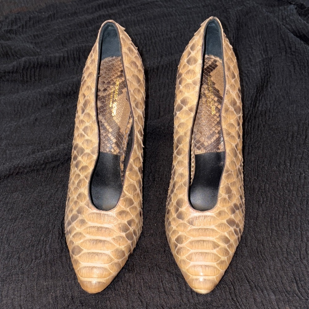 Michael Kors Snake-Like Very High Heels